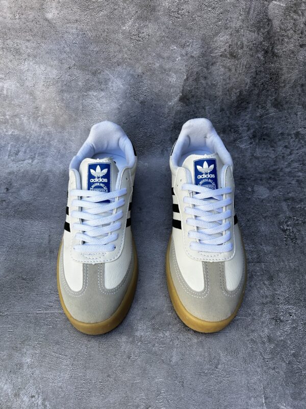 Adidas Sambas blancas plataforma